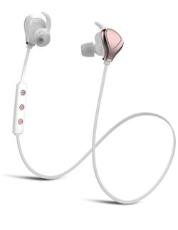 Bluetooth Headphones Running Headphones YUWISS Wireless in Ear Earbuds with Mic Stereo Cordless Sweatproof Sport Earphones Noise Cancelling for Runni