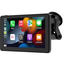 2024 Newest Portable Car Stereo with Wireless CarPlay and Android Auto