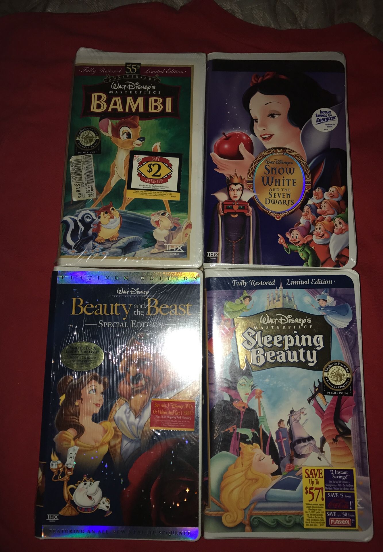 Sealed Disney VHS Tapes, Taking Offers Now!!