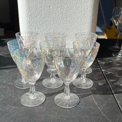 Vintage Fostoria Crystal Wine Glasses