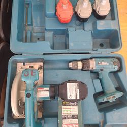 Makita cordless drill & saw combo