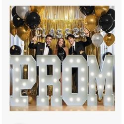 Prom Background Sign