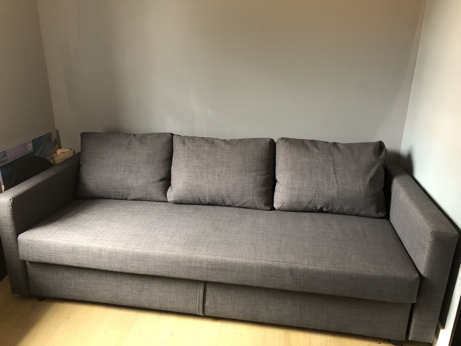 IKEA FRIHETEN sleeper sofa/sofa bed dark grey