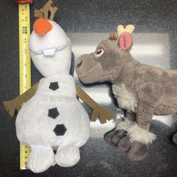 Olaf & Sven Stuffed Animals 