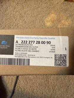 Mercedes-Benz Transmission Filter  A(contact info removed)90