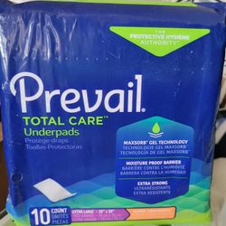 Prevail Disposable Bed Pads( Shuks)