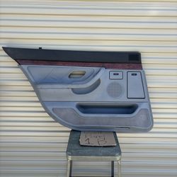 2001 Bmw 740li  Left Rear Grey Door Panel 