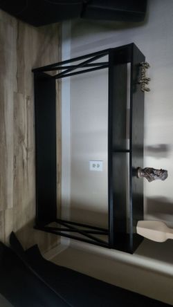 Entryway table and mirror