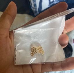 Bundle of gold plated Nugget earrings