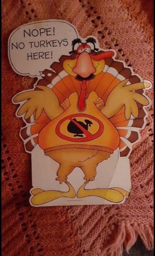 Vintage Cardboard Thanksgiving Decorations 
