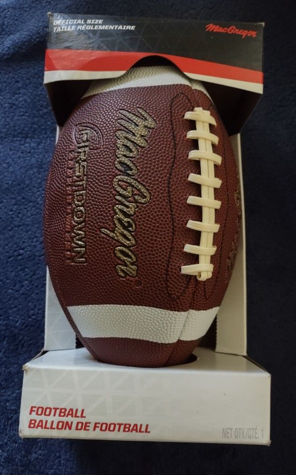 MacGregor First Down Official Size Football SPORTS