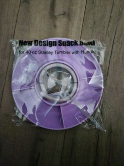 Snack Bowl for 40 oz Stanley Tumbler with Handle