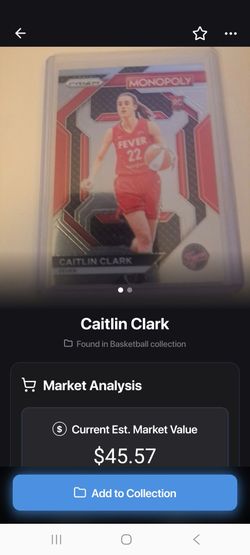 Caitlin Clark Rookie card