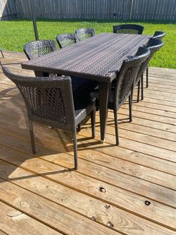 OUTDOOR FURNITURE - 8 PEOPLE