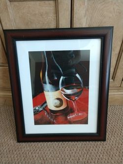 Wine picture frame