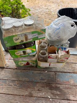 Ball Mason Jar Lot – Quart and Pint Sizes