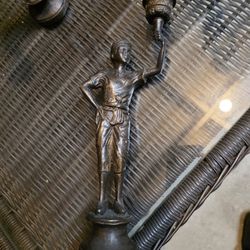 Vintage Bronze Boy 