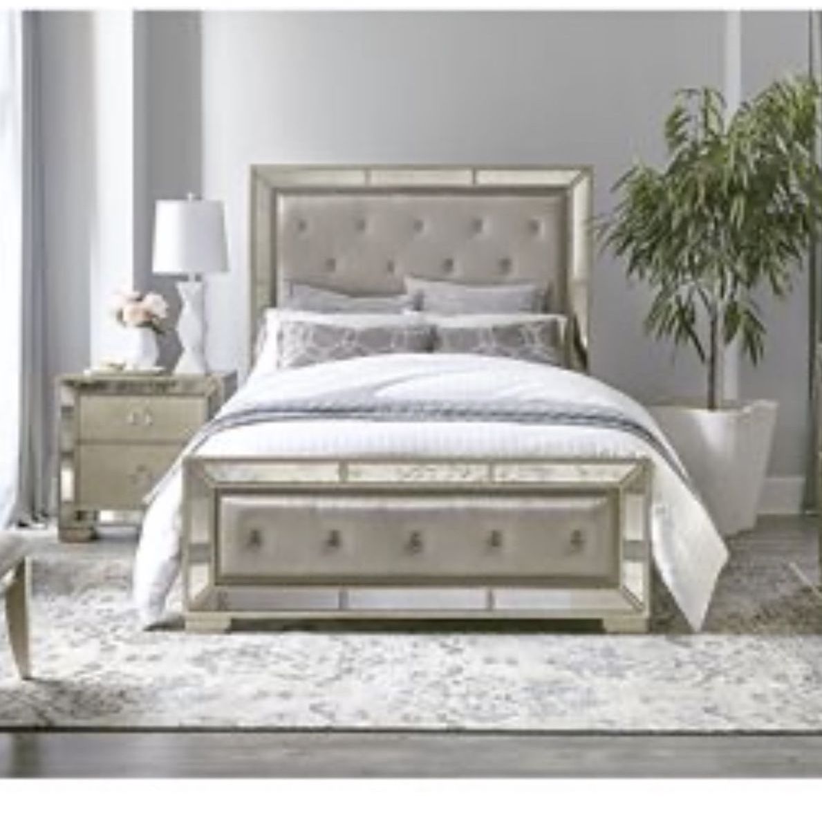 Queen Bed Frame + Headboard $350 (Retail $1249 at Macy’s) Ailey Bed - Pulaski Farrah Bed