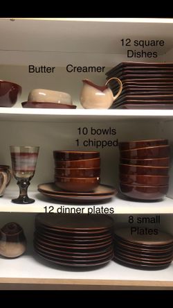 Sango Nova Brown Dinner Set