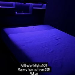 Bed Frame With Lights 