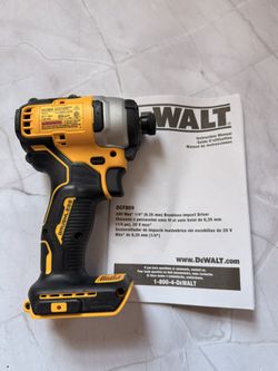 Dewalt Brushless Impact Driver New