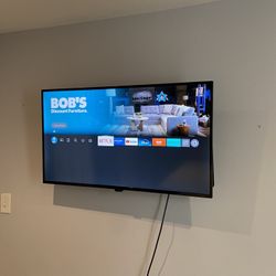 44” TV With Wall Mount