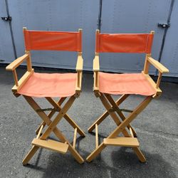 2- Director& Makeup High Chairs 