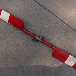 helicopter tail rotor for display purposes