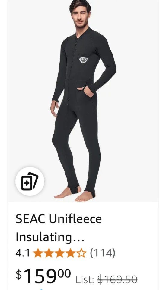 SEAC Warmer Dry Neoprenanzug – Herren, Größe XXL, Für Tauch- Und Wassersport