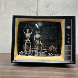 Fenguto Animated Musical Skeleton Disco Club TV Halloween Tiktok Viral Very Rare