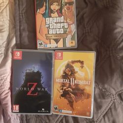 3 Nintendo Switch Games 