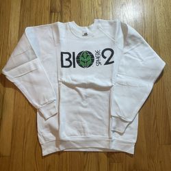 Vintage BIOSPHERE 2 CREWNECK Sweatshirt RESEARCH FACILITY ARIZONA GRAPHIC LARGE