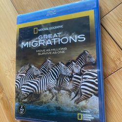 National Geographic’s Great Migrations Brand New & Sealed On Blu Ray