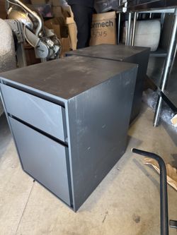 Black Night Stand or Office Cabinet