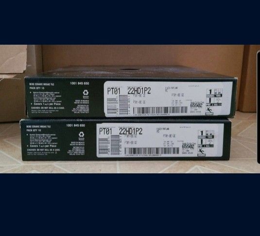 Portland Stone Beige 12 in. x 12 in. x 6.35 mm Ceramic Mosaic Floor and Wall Tile, 20 pcs