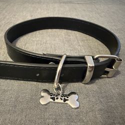 Nojess Leather Choker Collar for Men & Women Punk Choker Y2k Necklace Bone Shaped Pendant Necklace Fashionable Punk Gothic Jewerly