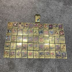 GOLD POKEMON CARDS