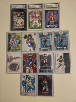 Bryce Young Football Card Lot – Graded & Raw. Open to all offers.