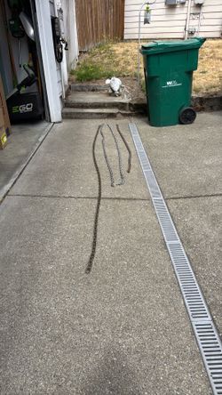Different lengths of chain