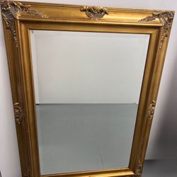 Gold Frame Antique Mirror