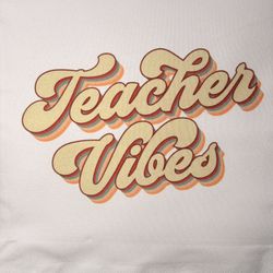 Teacher Vibes Tote Bag