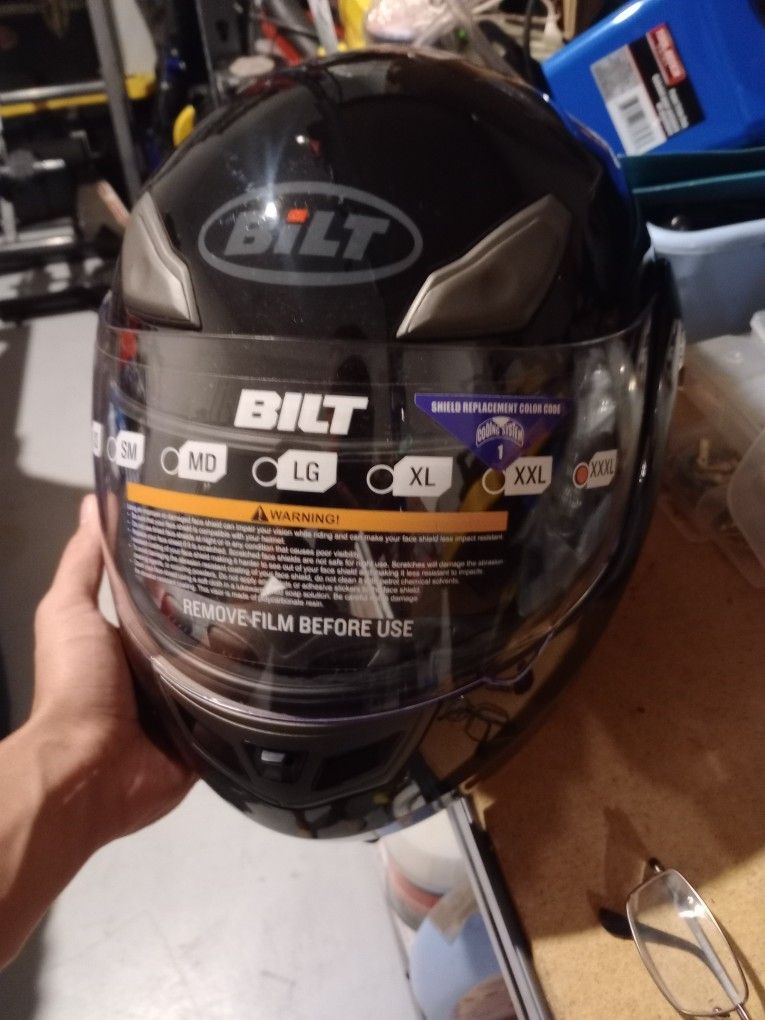 Bilt Motorcycle Helmet Never Worn 