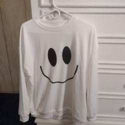 Cute Large Smiley New Sweatshirt