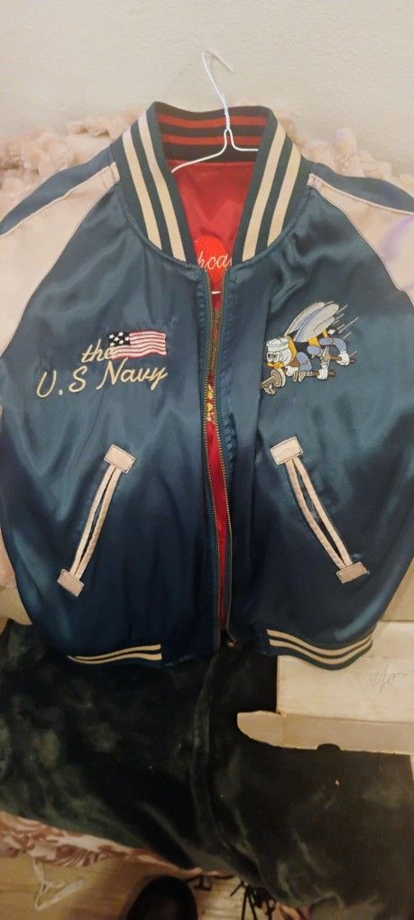 Navy Seebeea Bombers Jacket 1972