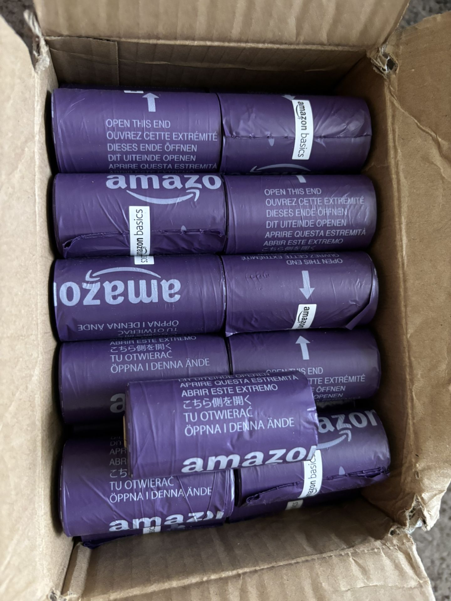 Box Of Doggy Poop Bags