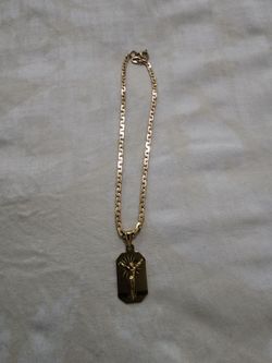 Great graduation gift! 14k gold bracelet and pendant 5g
