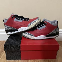 Jordan 3 Unite fire Size 11 Used Price Negotiable