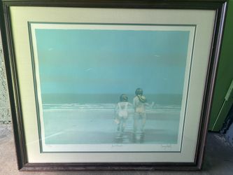 Vintage Signed & Numbered George Shelly “Just Friends” Litho