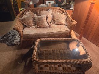 Rattan living room set 6 pieces