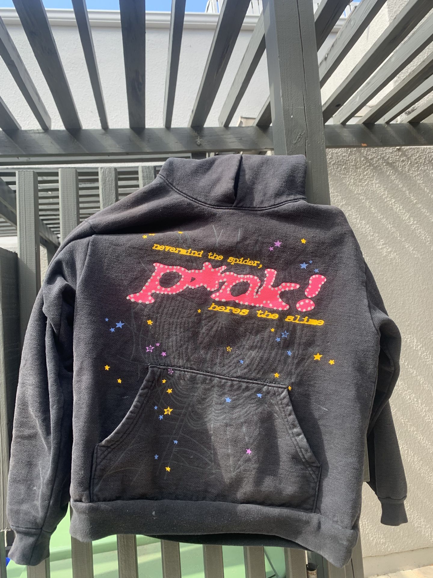 Black And Pink Spider Hoodie